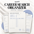AgentPT Career Search Organizer - illustrated digital toolkit cover